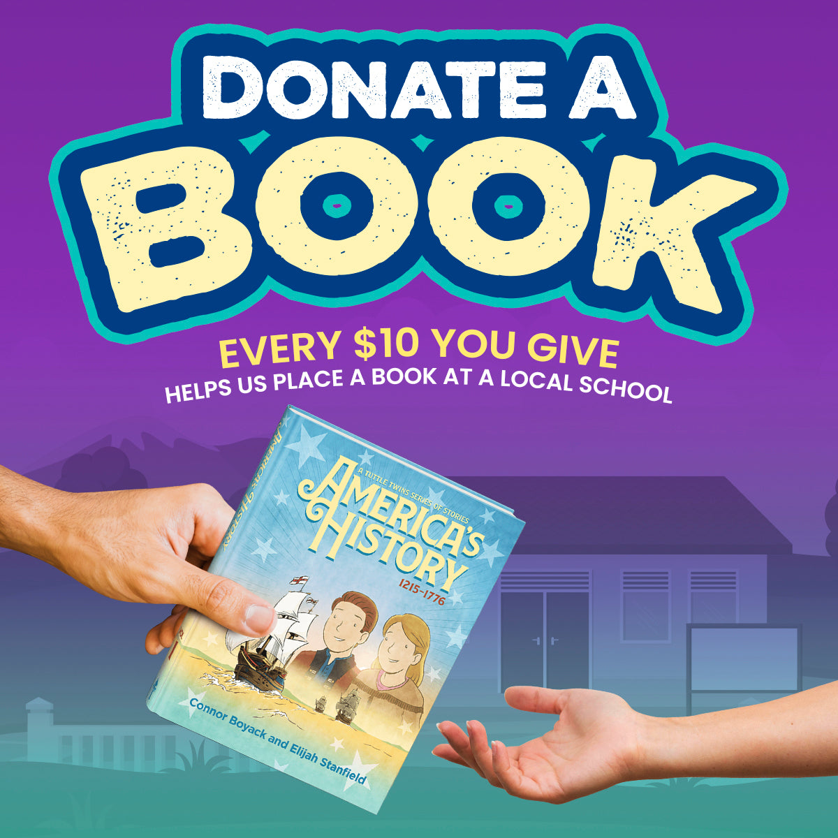 Donate a Copy of America's History to Schools