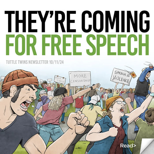 Masks are off. They're coming for free speech.