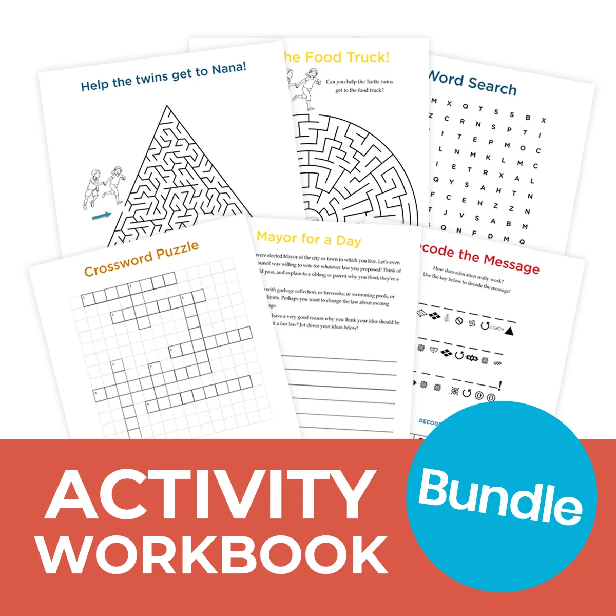 Tuttle Twins Workbooks (All 14 PDF Activity Workbooks) – The Tuttle Twins