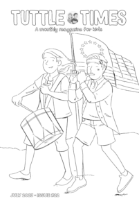 July 2023 coloring page