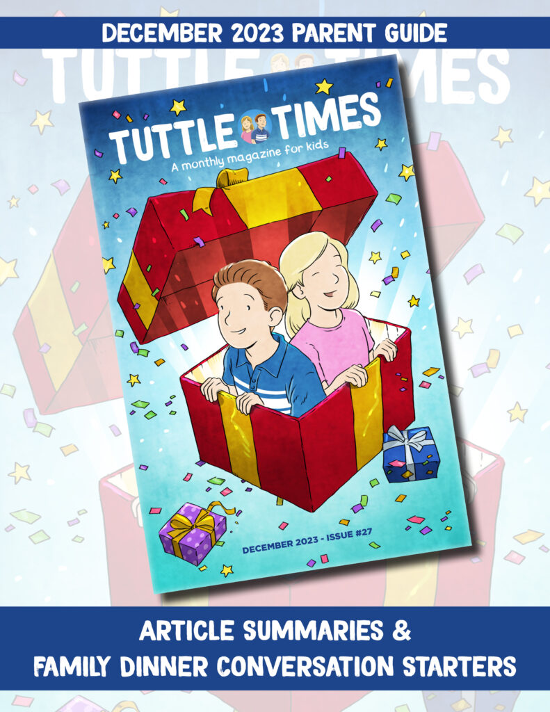 Tuttle Times Issue 27 December 2023 parent guide cover