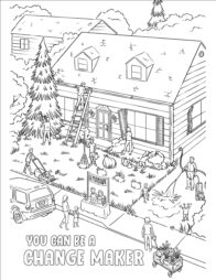 July coloring page