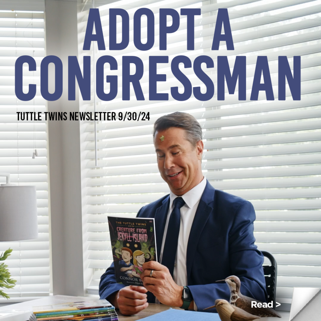 Adopt a Congressman newsletter cover